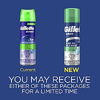 Gillette Series 3X Sensitive Shave Gel, Hydrates, Protects and Soothes Sensitive Skin, 7 Ounce (Pack of 6)