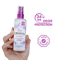 Crystal Mineral Deodorant Spray Unscented Body Deodorant With 24Hour Odor Protection Aluminium Chloride Paraben Free 4 Fl