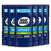 Right Guard Sport Antiperspirant Up To 48Hr, Fresh, 2.6 Oz (Pack Of 6)