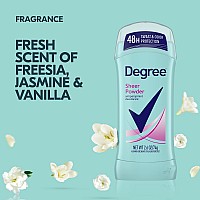 Degree Original Antiperspirant Deodorant 48-Hour Sweat & Odor Protection Sheer Powder Antiperspirant for Women 2.6 Oz (Pack of 6)