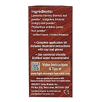 Light Mountain Natural Hair Color & Conditioner, Mahogany, 4 oz (113 g) (Pack of 3)