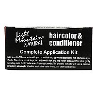 Light Mountain Natural Hair Color & Conditioner, Mahogany, 4 oz (113 g) (Pack of 3)