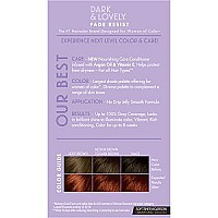 Softsheen-Carson Dark And Lovely Fade Resist Rich Conditioning Hair Color, Permanent Hair Color, Up To 100 Percent Gray Coverage, Brilliant Shine With Argan Oil And Vitamin E, Red Hot Rhythm