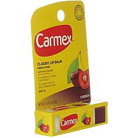 Carmex Cherry Flavor Lip Balm Spf 15 015 Oz Stick In Carded Box