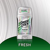 Speed Stick Power Antiperspirant Deodorant, Fresh, 3 Ounce (Pack of 6)