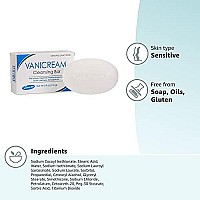 Vanicream Cleansing Bar | Fragrance, Gluten and Sulfate Free | For Sensitive Skin | Gently Cleanses and Moisturizes | 3.9 Ounce | Pack of 12