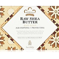 Nubian Heritage Bar Soap, Raw Shea and Myrrh 5 Ounce, Pack of 6