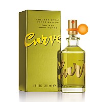 Curve Men's Cologne Fragrance Spray, Spicy Wood Magnetic Scent for Day or Night, 1 Fl Oz