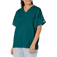 Scrubs for Women Workwear Originals V-Neck Top 4700, S, Hunter