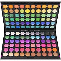 Shany Highly Pigmented Eye Makeup Palette 120 Matte Shimmer Metallic Eyeshadow Pallet With Long Lasting And Blendable Natural C