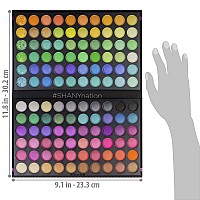 Shany Highly Pigmented Eye Makeup Palette 120 Matte Shimmer Metallic Eyeshadow Pallet With Long Lasting And Blendable Natural C