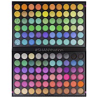 Shany Highly Pigmented Eye Makeup Palette 120 Matte Shimmer Metallic Eyeshadow Pallet With Long Lasting And Blendable Natural C