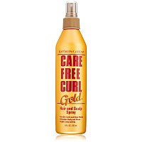 Care Free Curl Hair Scalp Spray, Gold, 8 Fluid Ounce