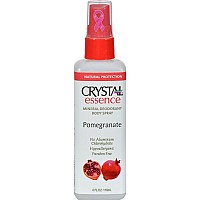 crystal Essence Pomegranate Mineral Deodorant Body Spray, 4 Ounce - 6 per case