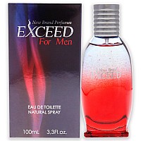 New Brand Exceed for Men, 3.3 oz EDT Spray