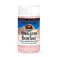 Source Naturals Crystal Balance Himalayan Bath Salt Ancient Mineral Bath Therapy 25 Oz Crystals