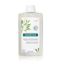 Klorane Ultra-Gentle Shampoo with Oat Milk, Sulfate-Free, Dermatologist and Pediatric Tested, Hypoallergenic, Vegan, Plant-based, Biodegradable, 13.5 Ounce (Pack of 1)