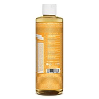 Dr Bronners Purecastile Liquid Soap Citrus 16 Ounce Made With Organic Oils 18In1 Uses Face Body Hair Laundry P