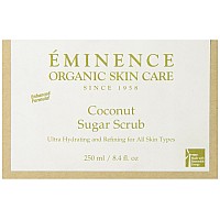 ÉMINENCE Coconut Sugar Scrub, 8.4 Fl Oz, Exfol