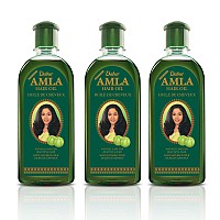 Dabur Amla Hair Oil - Amla Oil, Amla Hair Oil, Amla Oil for Healthy Hair and Moisturized Scalp, Indian Hair Oil for Men and Women, Bio Oil for Hair, Natural Care for Beautiful Hair (500ml, Pack of 3)