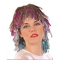 TINSEL WIG-RAINBOW COLOR