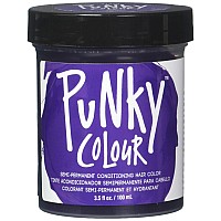 Jerome Russell Punky Colour Semipermanent Conditioning Hair Color Plum 35 Oz Pack Of 3