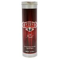 Cuba Red Eau de Toilette Spray for Men, 3.3 Fl Oz