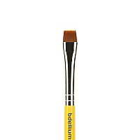 Bdellium Tools Professional Makeup Brush Travel 714 Flat Eye Definer Short Wooden Handle For Convenient Travel For Eye Defi