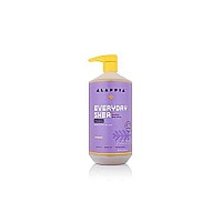 Alaffia EveryDay Shea Shampoo - Normal to Very Dry Hair, Helps Clean and Protect without Stripping Natural Oils with Shea Butter and Coconut Oil, Fair Trade, Lavender, 32 Fl Oz