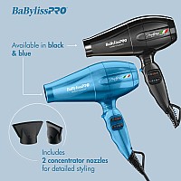 BaBylissPRO Hair Dryer, Nano Titanium Portofino 2000-Watt Blow Dryer, Hair Styling & Appliances, Black, BPOR1