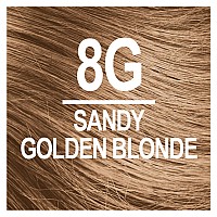 Naturtint Permanent Hair Color 8G Sandy Golden Blonde Pack Of 1 Ammonia Free Vegan Cruelty Free Up To 100 Gray Coverage