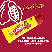 Carmex Cherry Flavour Lip Balm Tube - SPF15