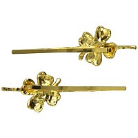 Caravan Unique!! Extra Large Bobby Pin Flower Is Decorated With Epoxy And 31 Matching Color Pair