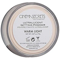 CINEMA SECRETS Pro Cosmetics Ultralucent Loose Setting Powder, Warm Light