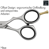 Jaguar Shears Pre Style Relax 6.0 Inch Offset Design Professional Ergonomic Steel Hair Cutting & Trimming Scissors for Salon Stylists, Beauticians, and Barbers