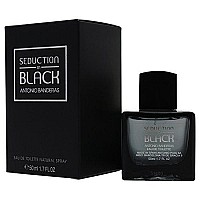 Antonio Banderas Seduction in Black EDT Spray for Men, 1.7