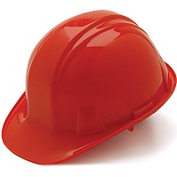 Pyramex Red cap Style 6 Point Snap Lock Suspension Hard Hat