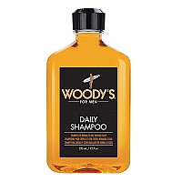 Woody's Daily Shampoo 12 Fl Oz with Vitamin B5 & Aloe Vera