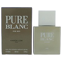 Karen Low Pure Blanc Eau De Toilette Spray For Men, 34 Ounce