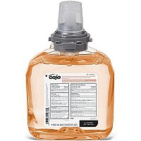 GOJO TFX Premium Foam Antibacterial Handwash, Fresh Fruit Scent, 1200 mL Foam Hand Soap Refills for GOJO TFX Touch-Free Dispenser (Pack of 2) - 5362-02