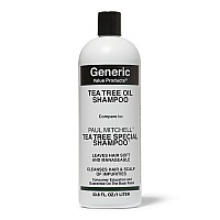 Generic Value Products Tea Tree Oil Shampoo, Leaves Hair Soft and Manageable, Leaves Scalp Clean and Tingling, Adds Vitality and Luster, 33.8oz