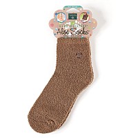 Earth Therapeutics Aloe Socks - Single Pack - 1 Pair (Brown)