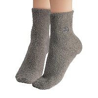 Earth Therapeutics Aloe Socks - Double Pack - Gray/Black (2 Pairs)