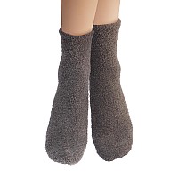 Earth Therapeutics Aloe Socks - Double Pack - Gray/Black (2 Pairs)