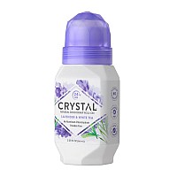 Crystal Mineral Deodorant Rollon Lavender White Tea 225 Oz Pack Of 12