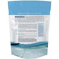 Minera Dead Sea Salt 100 Pure Natural 10 Lbs Coarse Grain 0174 Mm Bulk Bag Easily Dissolving Dead Sea Salts For Soak