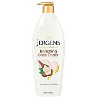 Jergens Hand and Body Lotion, Pure Shea Butter Deep Conditioning Body Moisturizer, Dermatologist Tested, 26.5 oz