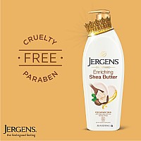 Jergens Hand and Body Lotion, Pure Shea Butter Deep Conditioning Body Moisturizer, Dermatologist Tested, 26.5 oz