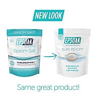 Epsoak Epsom Salt 5 lbs Magnesium Sulfate USP