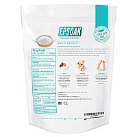 Epsoak Epsom Salt 5 lbs Magnesium Sulfate USP